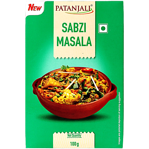 Patanjali Sabzi Masala, 100 g Carton Exotic Colour & Aroma Combination