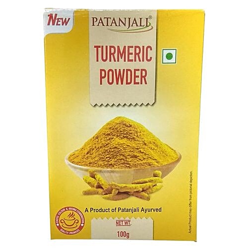 Buy Patanjali Spices Turmeric Powder 100 gm Carton Online at Best
