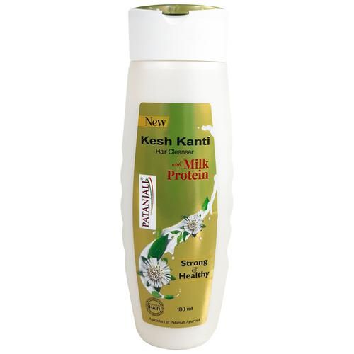 Buy Patanjali Kesh Kanti Milk Protein Hair Cleanser 200 Ml Online At Best  Price of Rs 95 - bigbasket