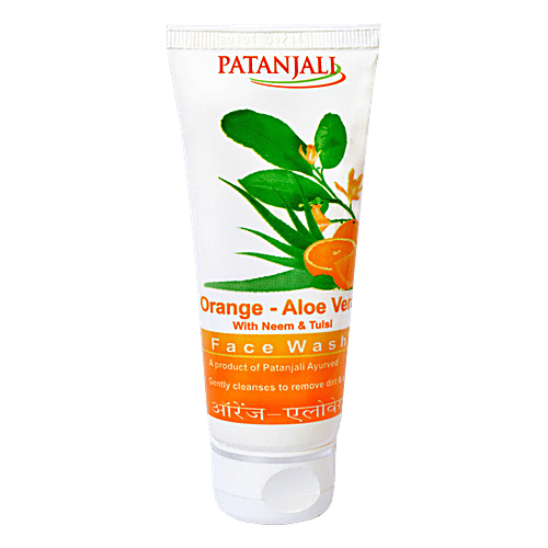 Patanjali Honey & Orange Face Wash, 60 g Tube 