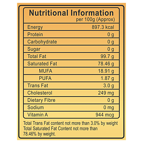 Patanjali Cow Ghee/Neyyi, 500 ml Carton 