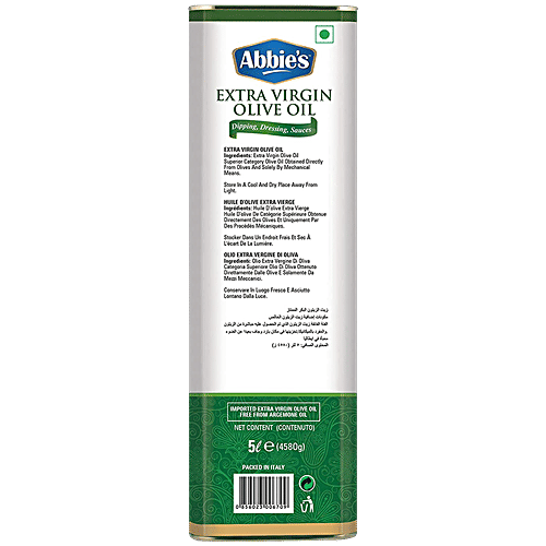 Abbies Extra Virgin Olive Oil, 5 L Tin 