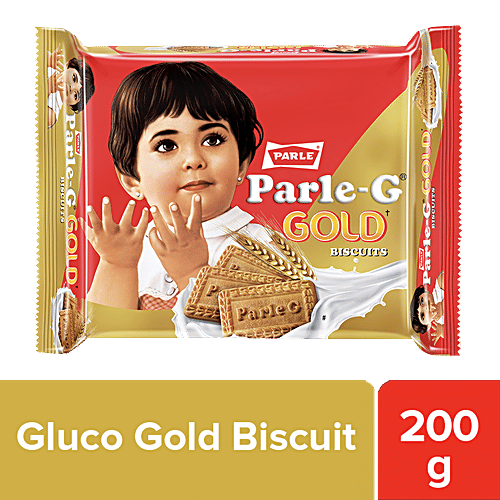 Parle Biscuits - Gluco Gold, 200 g Pouch 