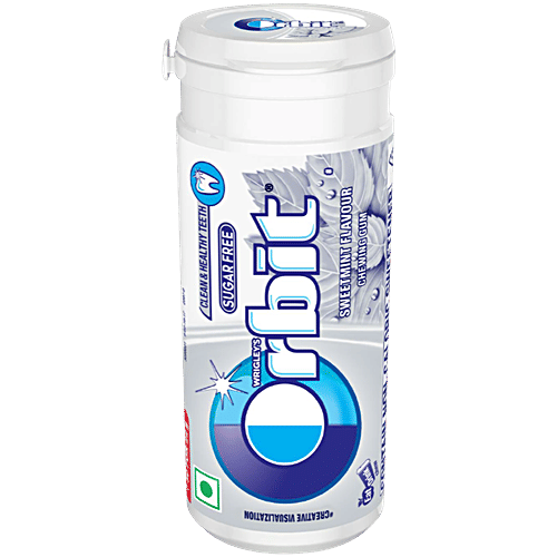 Orbit Sweetmint Sugar Free Chewing Gum, 19.8 g  Clean & Healthy Teeth