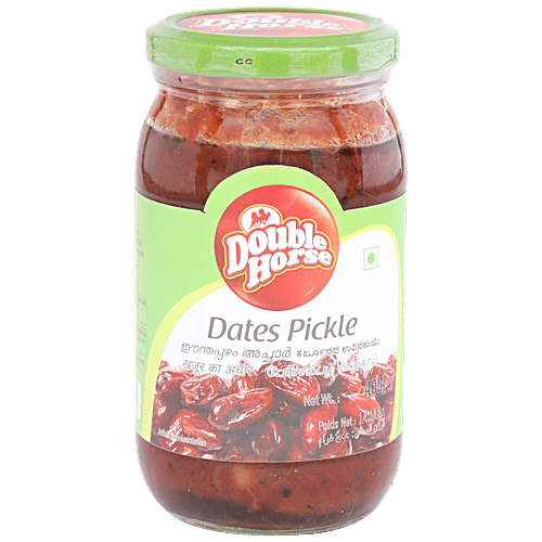 Double Horse Dates Pickle, 400 g Bottle 
