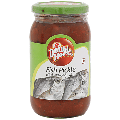 Buy Double Horse Pickle Fish 400 Gm Bottle Online At Best Price of Rs