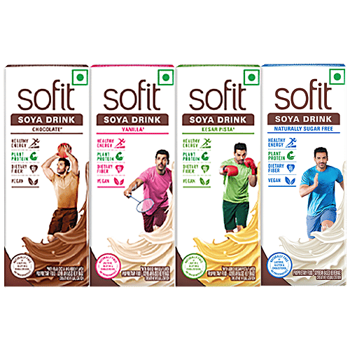 Sofit  Soya Drink Chocolate, 200 ml Carton Naturally Lactose Free
