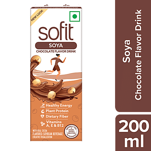 Sofit  Soya Drink Chocolate, 200 ml Carton Naturally Lactose Free