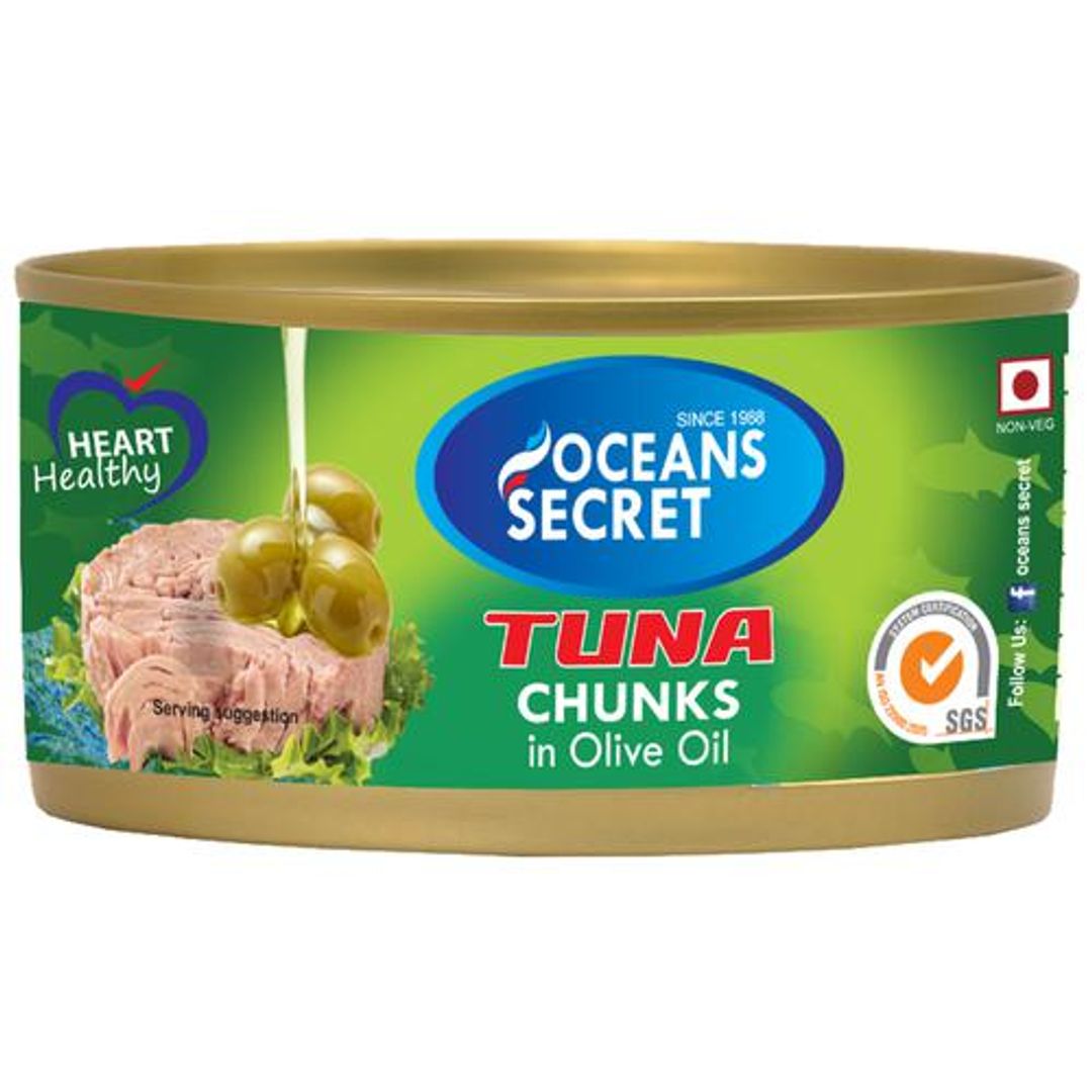 Ocean Secret Tuna Chunks in - Olive Oil, 180 g 