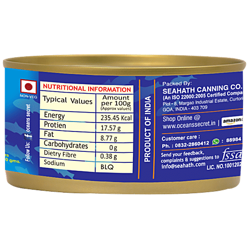 Ocean Secret Tuna Chunks - In Brine, 180 g  No Artificial Preservatives