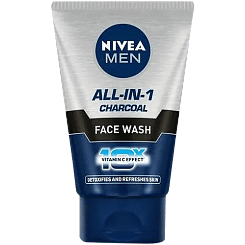Nivea Men All-In-1 Charcoal Face Wash, 100 g