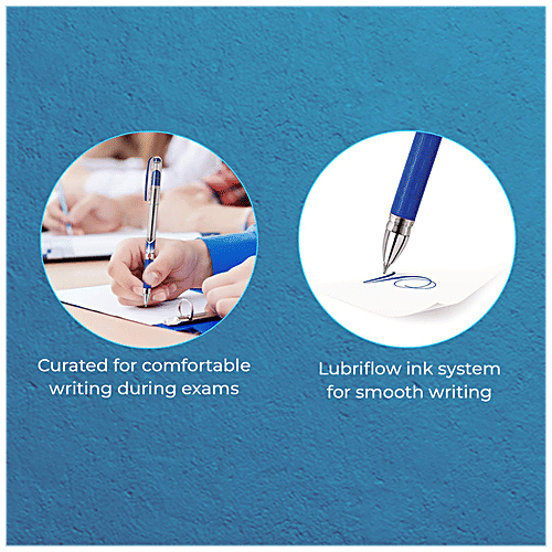 BIC Cello Pinpoint Ballpoint Pens - Blue, 10 pcs  