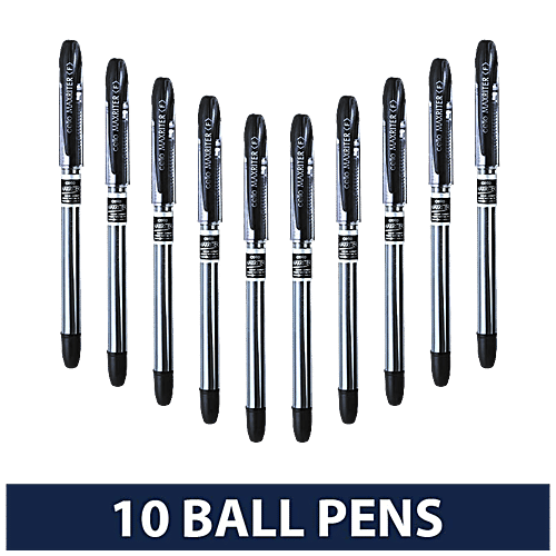 BIC Cello Maxriter Ballpen Set - Black, 10 pcs  