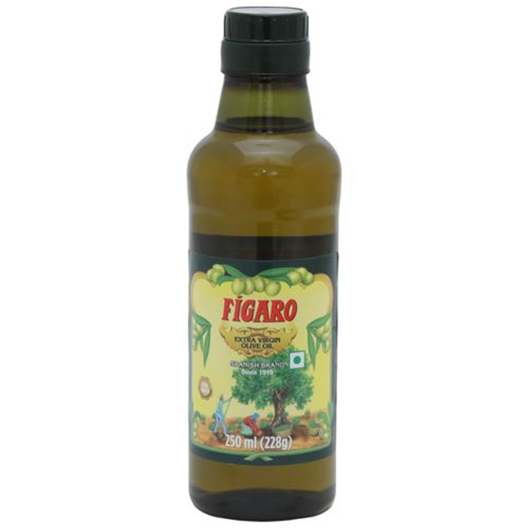 Figaro Extra Virgin Olive Oil - 100% Natural and Cold Extracted, 250 ml Bottle