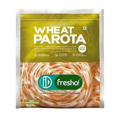 iD Fresho Whole Wheat Parota/Paratha, 350 g  