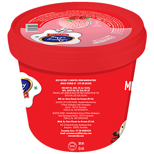 Buy Dairy Day Ice Cream Bucket Strawberry 15 Lt Online at the Best