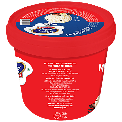 Buy Dairy Day Ice Cream Bucket Vanilla Chocochips 15 Lt Online at the