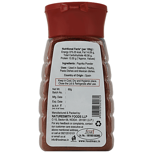 Buy Naturesmith Paprika Powder 60 Gm Online At Best Price of Rs 149
