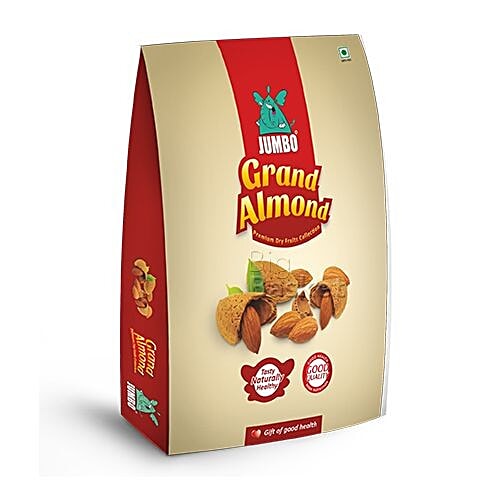 Buy Jumbo Dry Fruits Treat Pack Grand Almond 100 Gm Carton Online at