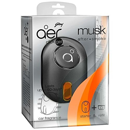 Buy Godrej Aer Click Gel Car Freshener Musk After Smoke 9 Ml Online At