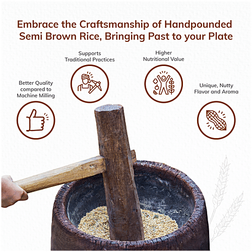 24 Mantra Organic Organic - Brown Sonamasuri Rice/Akki, 10 kg Bag Gluten Free, Grown without Synthetic Pesticides & GMOs