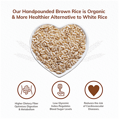 24 Mantra Organic Organic - Brown Sonamasuri Rice/Akki, 10 kg Bag Gluten Free, Grown without Synthetic Pesticides & GMOs