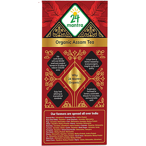 24 Mantra Assam Tea, 100 g Carton 