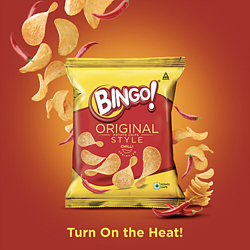 Bingo! Potato Chips - Original Style, Chilli Sprinkled, 21 g  