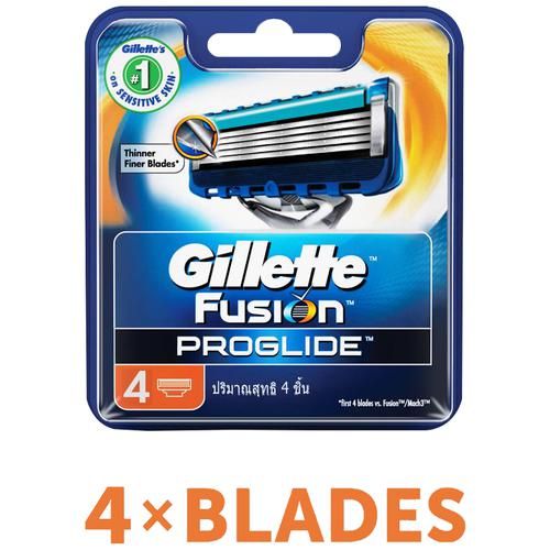 Gillette Fusion Proglide - Flexball Manual Shaving Razor Blades Cartridge, 4 pcs  