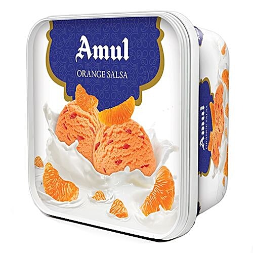 Buy Amul Ice Cream Orange Salsa 1 lt Box Online at Best Price. of Rs