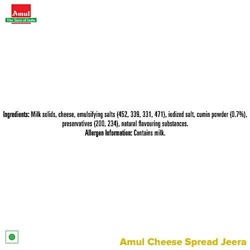 Buy Amul Cheese Spread Jeera 200 Gm Online At Best Price of Rs 85