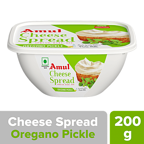 Buy Amul Cheese Spread Oregano Pickle 200 Gm Online At Best Price of Rs