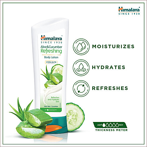 Himalaya Refreshing Body Lotion - Aloe & Cucumber, Hydra-Nutri Balance, 100 ml Hydra-Nutri Balance