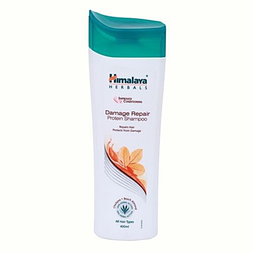 Himalaya Damage Repair Protein Shampoo - Chick Pea, Beach Almond, For All Hair Types, 400 ml