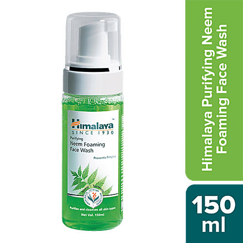 Buy Himalaya Face Wash Purifying Neem Foaming 150 Ml Bottle Online At