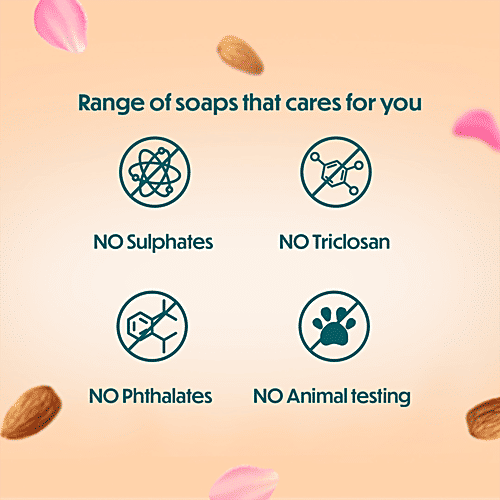 Himalaya Almond & Rose Soap, 125 g  Moisturizes & Cools Skin