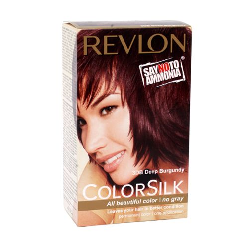 Revlon Color Silk Kit 3db Deep Burgundy No Gray Colorant Cream Developer After Color Conditioner 40 Ml 40 Ml 11 8 Ml