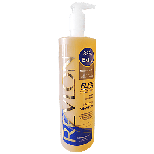 Revlon Flex Body Building Shampoo - Normal To Dry, 592 ml Bottle 
