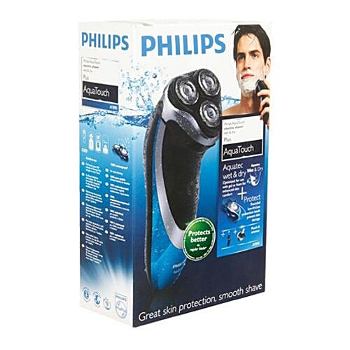 Philips Aqua Touch - Shaver, Wet & Dry Electric Shaver AT890/16, 1 pc  Protects Better, Smooth Shave