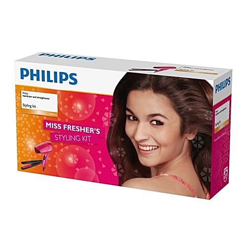 Buy Philips Promotional Hairdryer And Straightener Styling Kit Hp864340