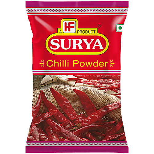 Surya Powder - Mirchi, 200 g Pouch Mildly Spicy & Great Flavour