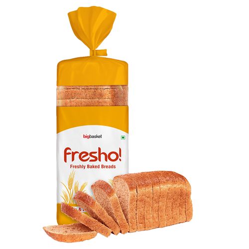 Fresho Brown Bread - Safe, Preservative Free, 400 g  