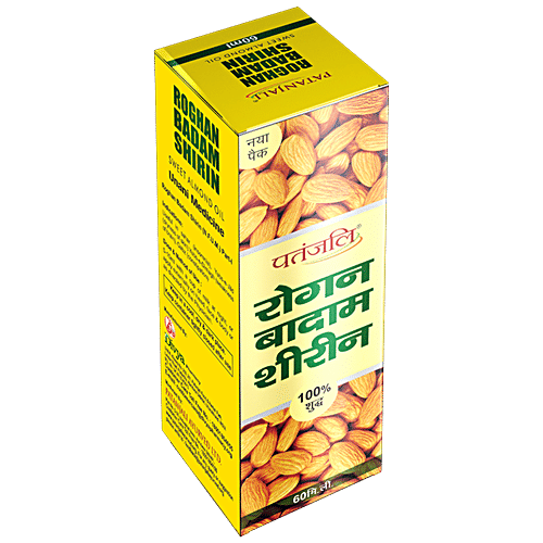 Patanjali Roghan Badam Shirin, 60 ml  