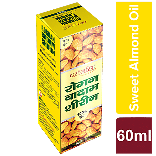 Buy Patanjali Divya Badam Rogan 60 Ml Carton Online at the Best Price