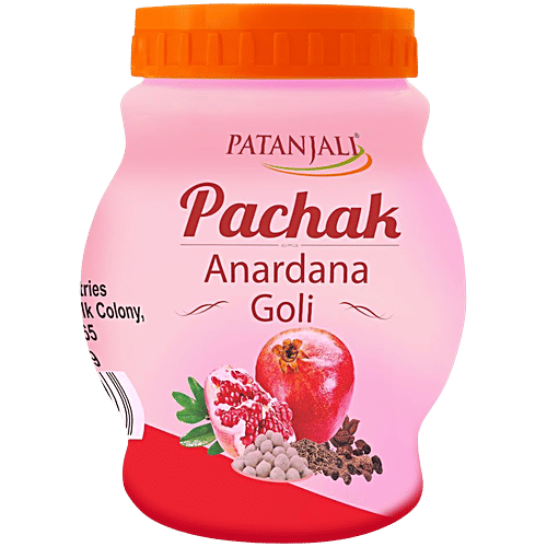 Patanjali Pachak Anardana Goli, 100 g Jar No Added Colours, Preservatives