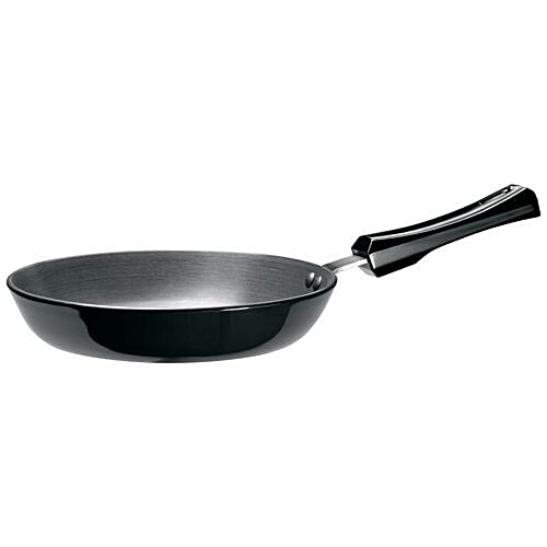 Hawkins Futura Hard Anodised Frying Pan - Diameter 22 cm, Thickness 4.06 mm, Black, AF22, 1.1 L  
