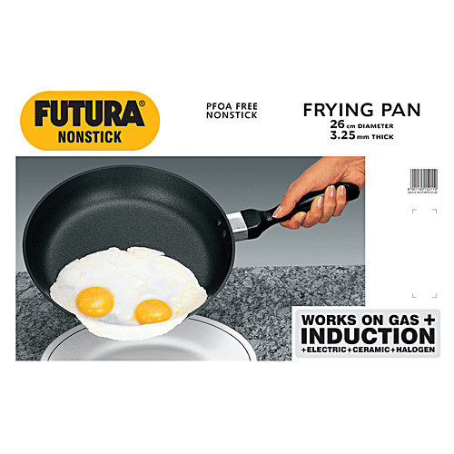 Hawkins Futura Hard Anodised Frying Pan - Induction Base, 26 cm, 3.25 mm, IAF26, 1.5 l  PFOA Free