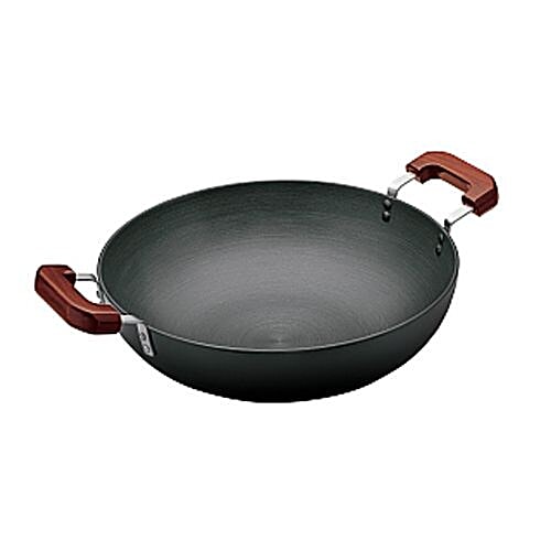 Buy Hawkins Futura DeepFry Pan with 2 short handles Hard Anodised