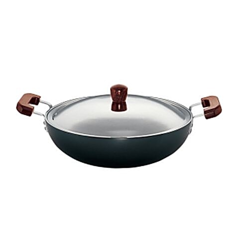Buy Hawkins Futura Deep Fry Pan With 2 Short Handles Hard Anodised 75