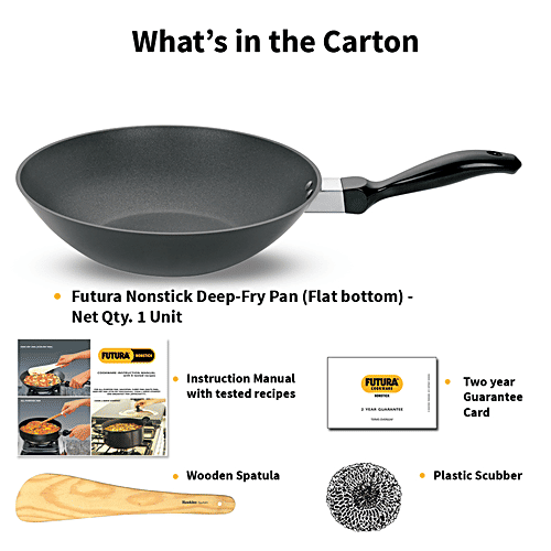 Buy Hawkins Futura Deep Fry Pan Non Stick 2 Ltr Online At Best Price of